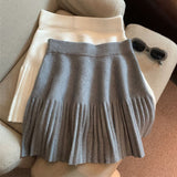 Korean Sweet Pleated Mini Skirt for Women
