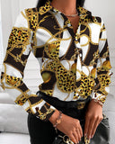 Women's Fashion Long Sleeve Blouses with Unique Prints