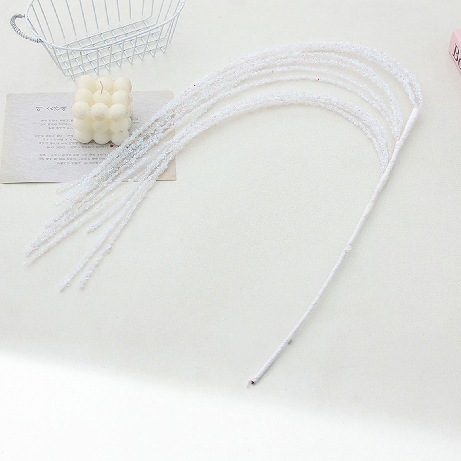 90CM Glitter Sequins and Tassels for Christmas Arrangements