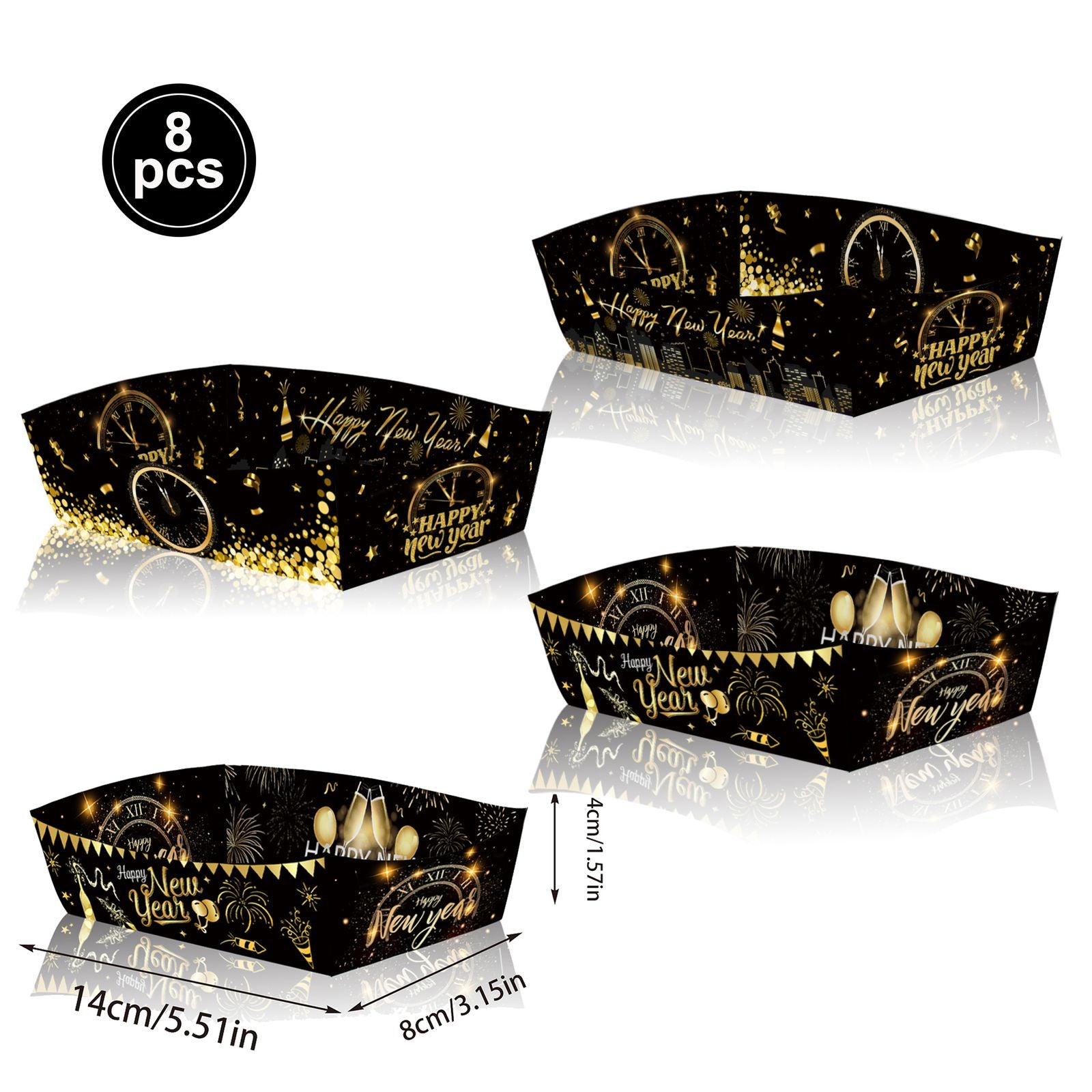 Happy New Year Party Supplies Set