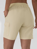 Women’s Loose Cargo Shorts with Flap Pockets