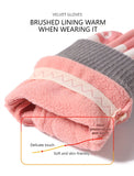 Kids' Thick Fleece Ski Gloves for Winter Activities