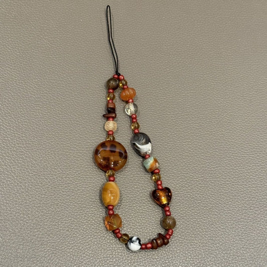 Boho Beaded Phone Charm and Bracelet Strap