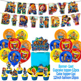 Blue Dogs Kids Birthday Party Supplies Decoration