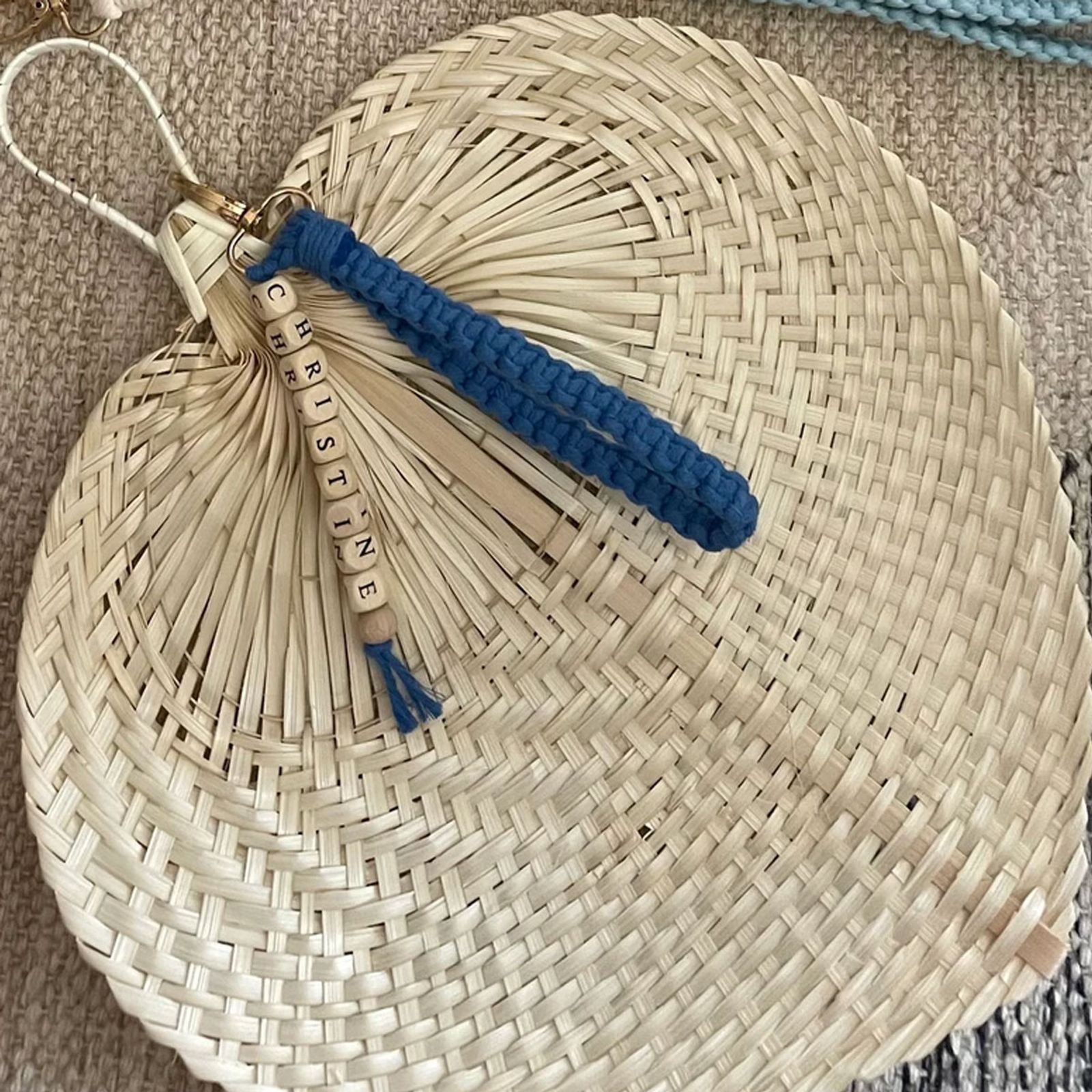 Customized Bohemian Style Bracelet Name Keychain