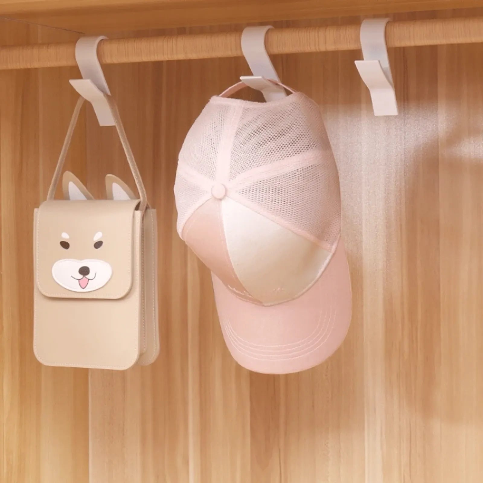 Heated Bathroom Towel Holder Rack with Hooks