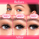 DIY Eyelash Extension Kit with Tweezers and Glue