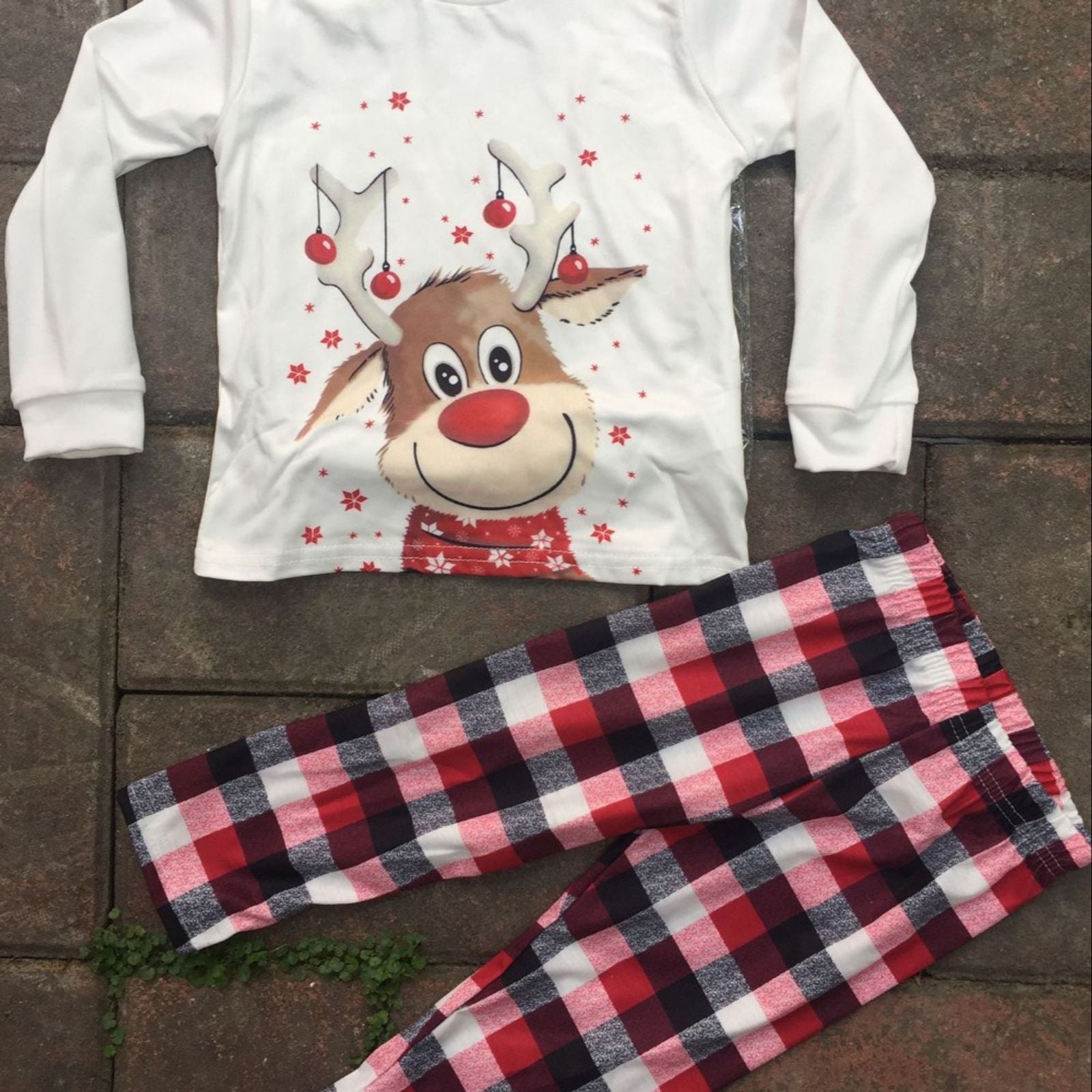 Christmas Family Matching Pyjamas 2024 Cute Deer Sleepwear