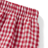 Women's Plaid Lounge Boxer Shorts - Cute Summer Pajama Bottoms