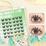 Natural False Eyelashes for Eye-Lifting Effect