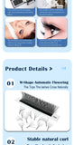 3D 4D 5D Fake Eyelashes - Naturally Curled Premade Volume Fans