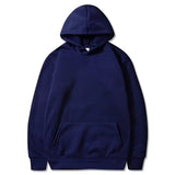 Men's and Women's Hooded Solid Color Sweatshirt