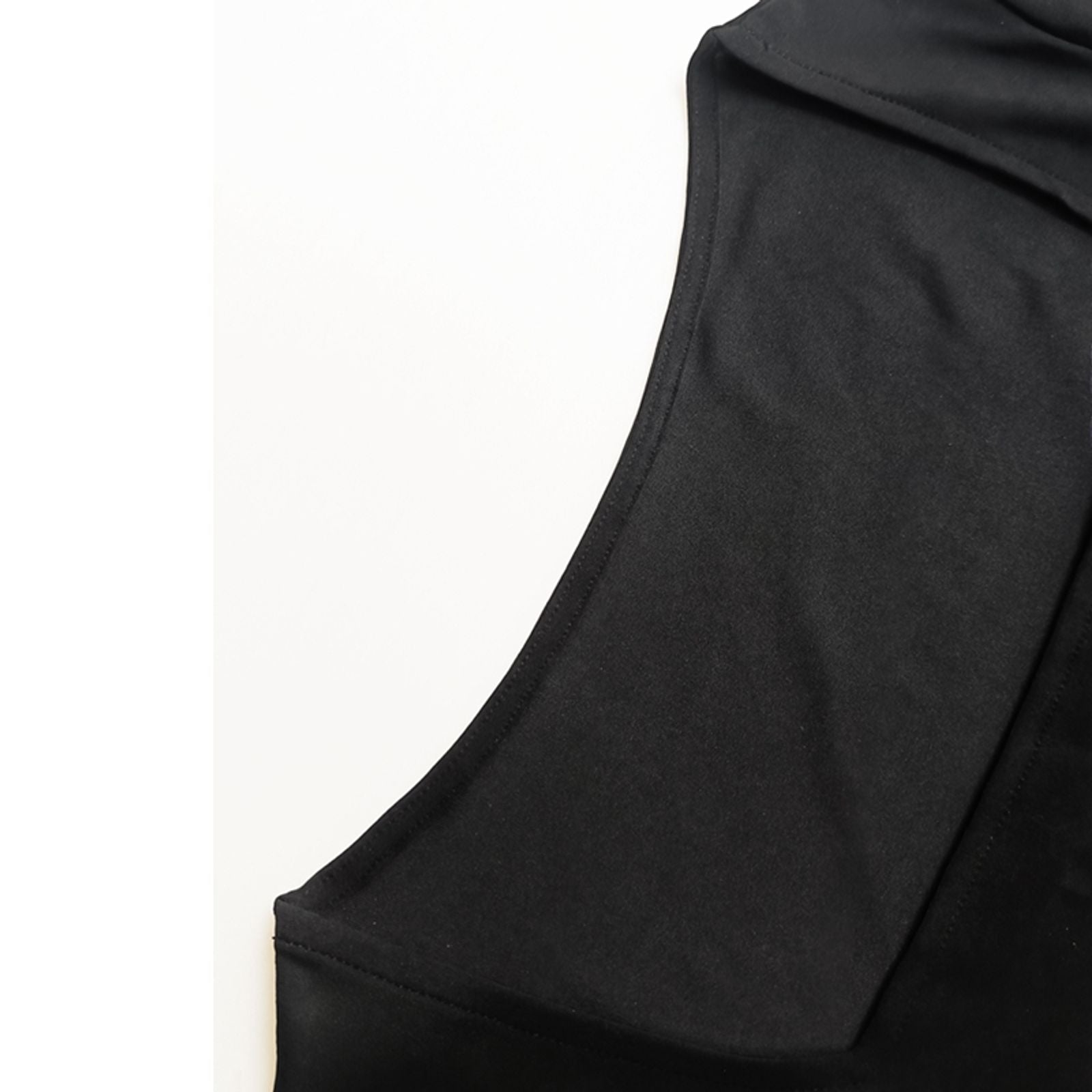 Long Sleeve Square-Cut Collar Bodycon Bodysuit