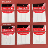 3PCS Self-Adhesive French Nail Art Stickers for DIY Decoration