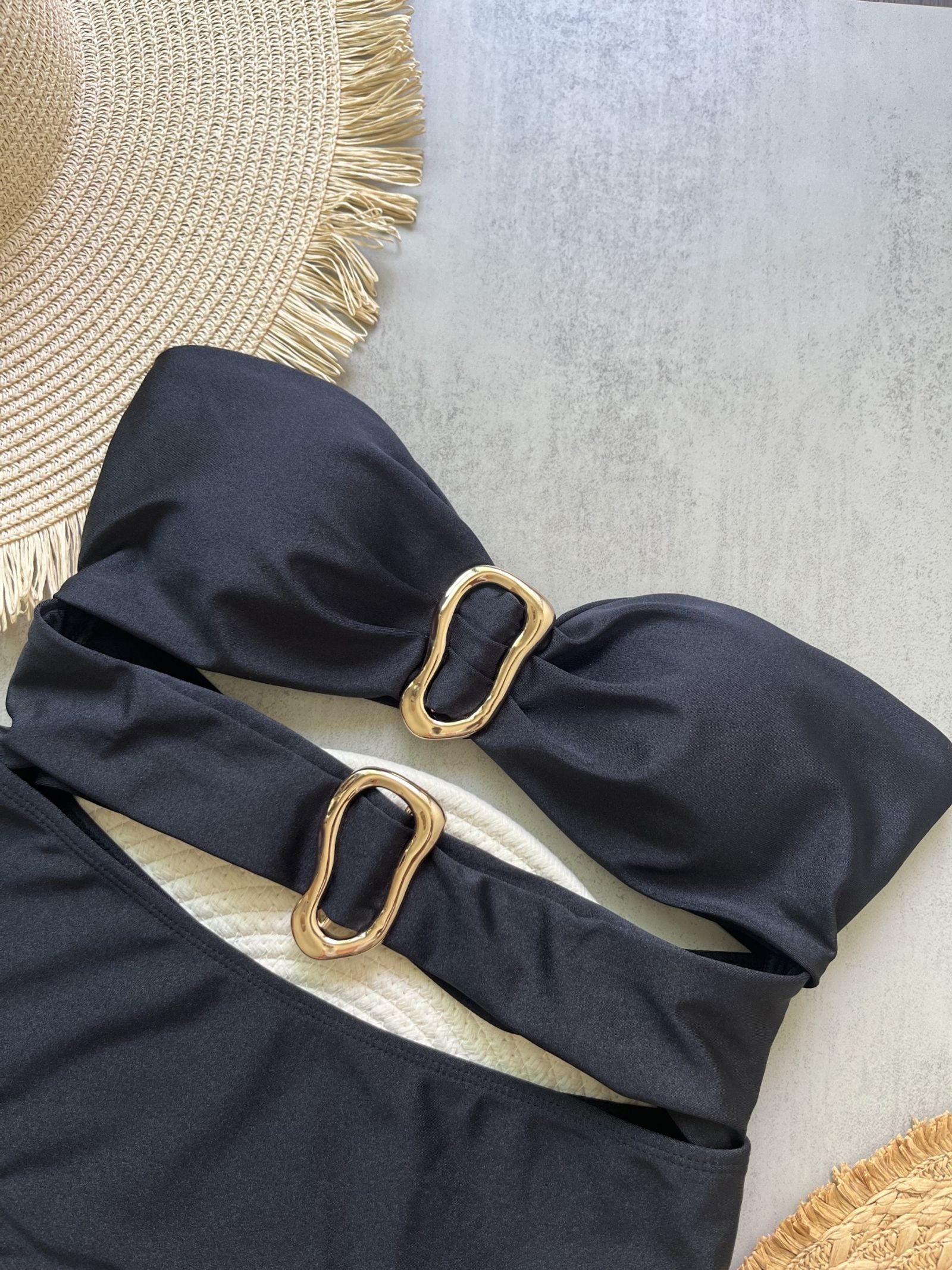 3 Colors Cut Out One Piece Swimsuit for Women