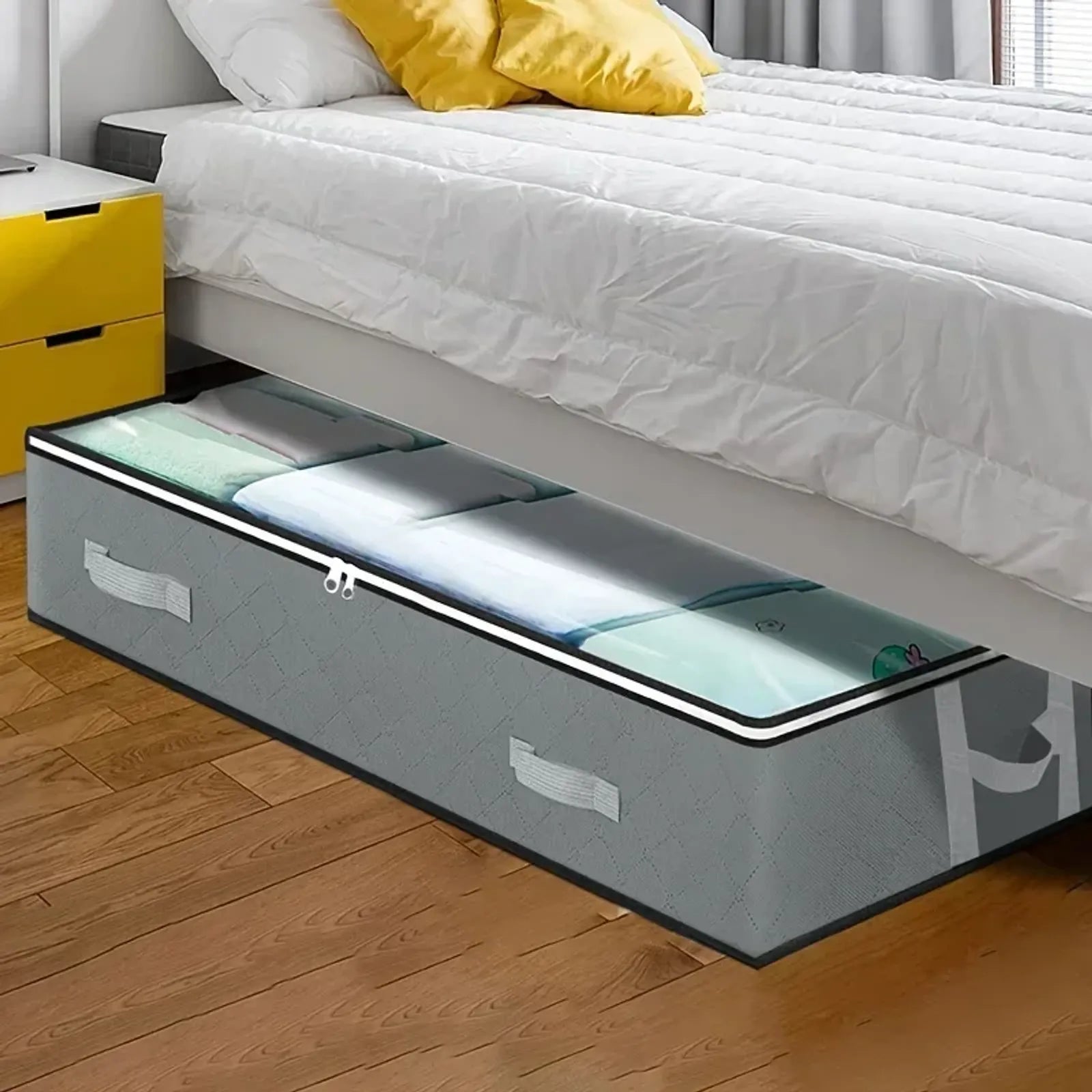 Large Under-Bed Storage Box for Clothes and Quilts