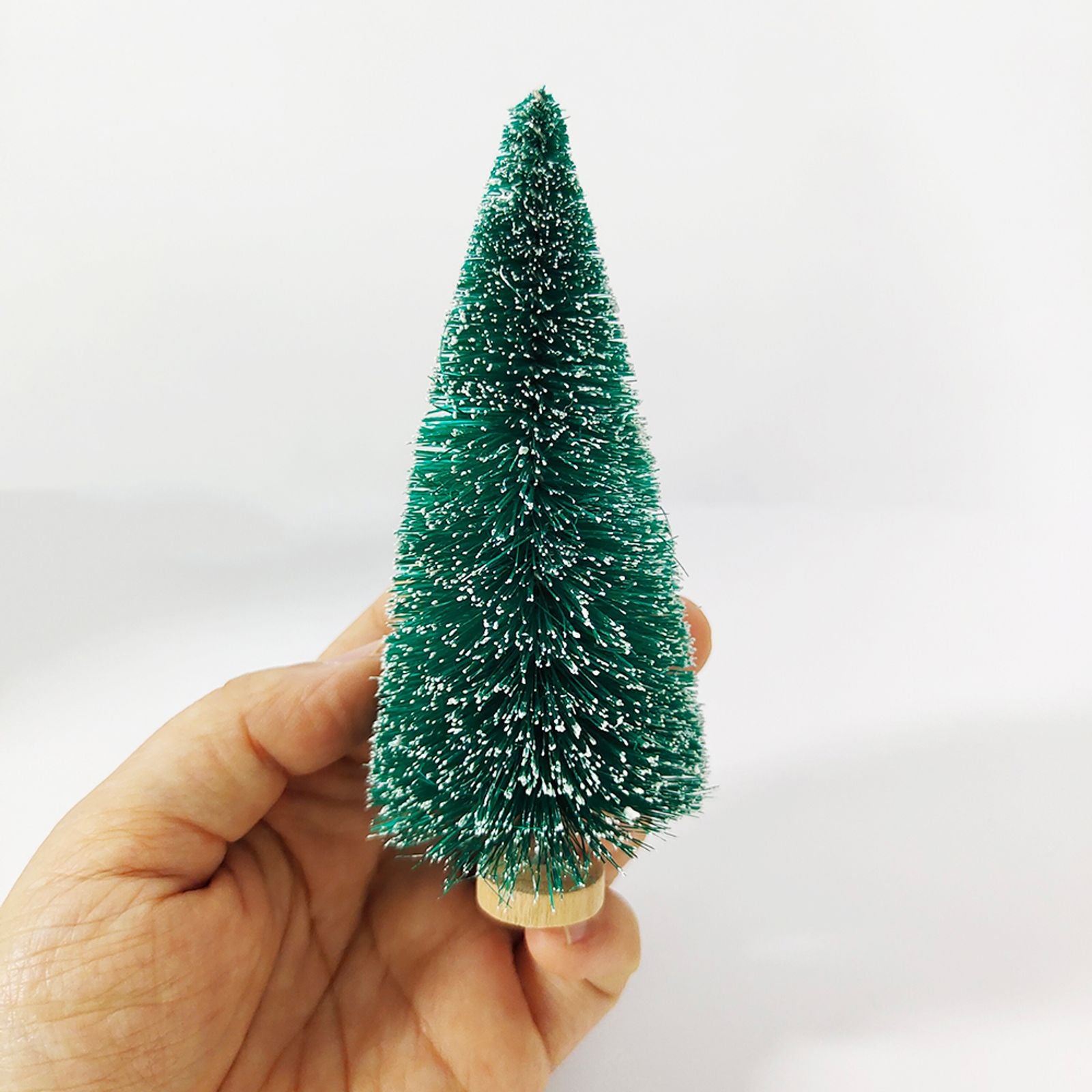 Mini Christmas Tree Ornament Set - 5/8pcs Decorative Cedar Pine