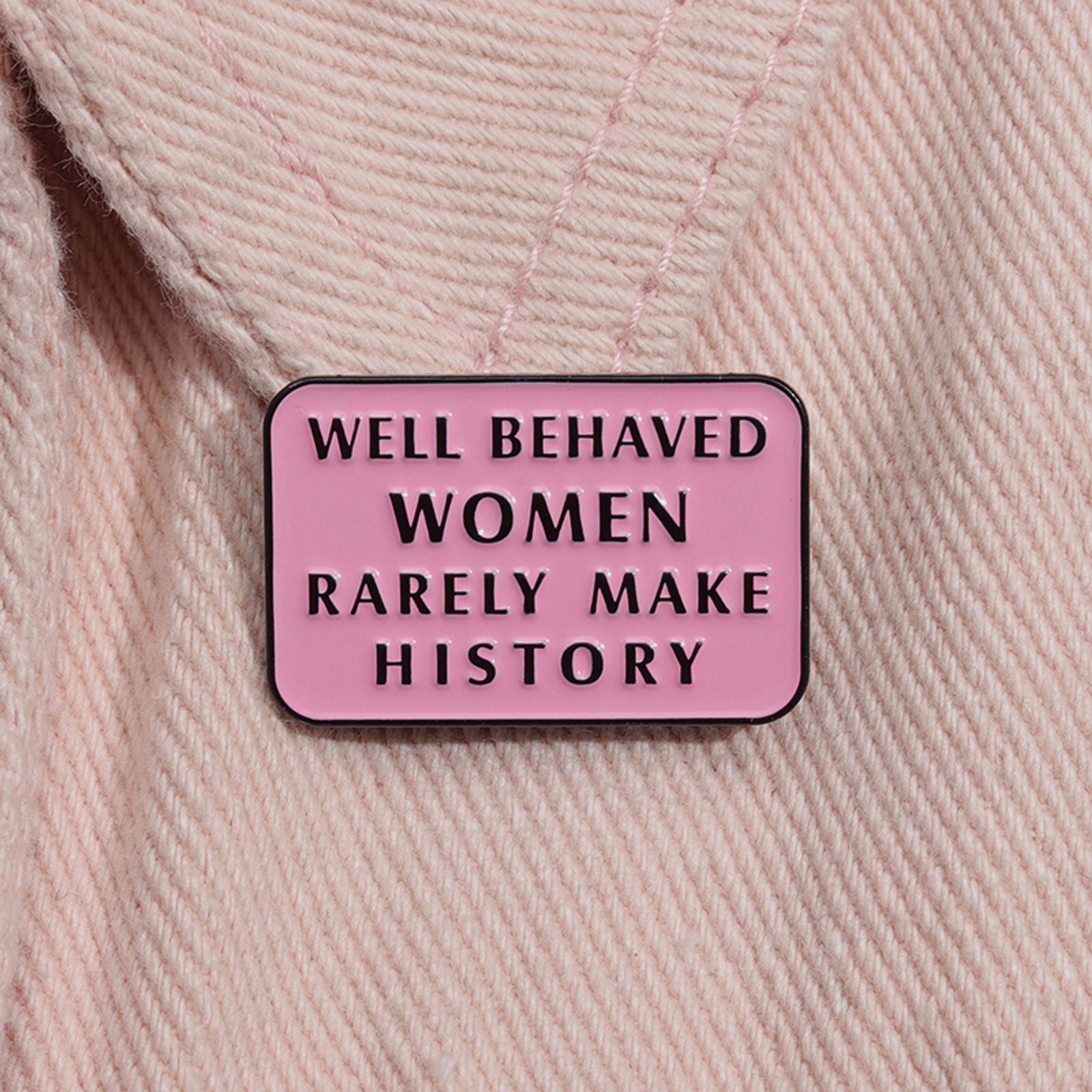 Gender Equality Enamel Pins - Rainbow Women Power Brooches