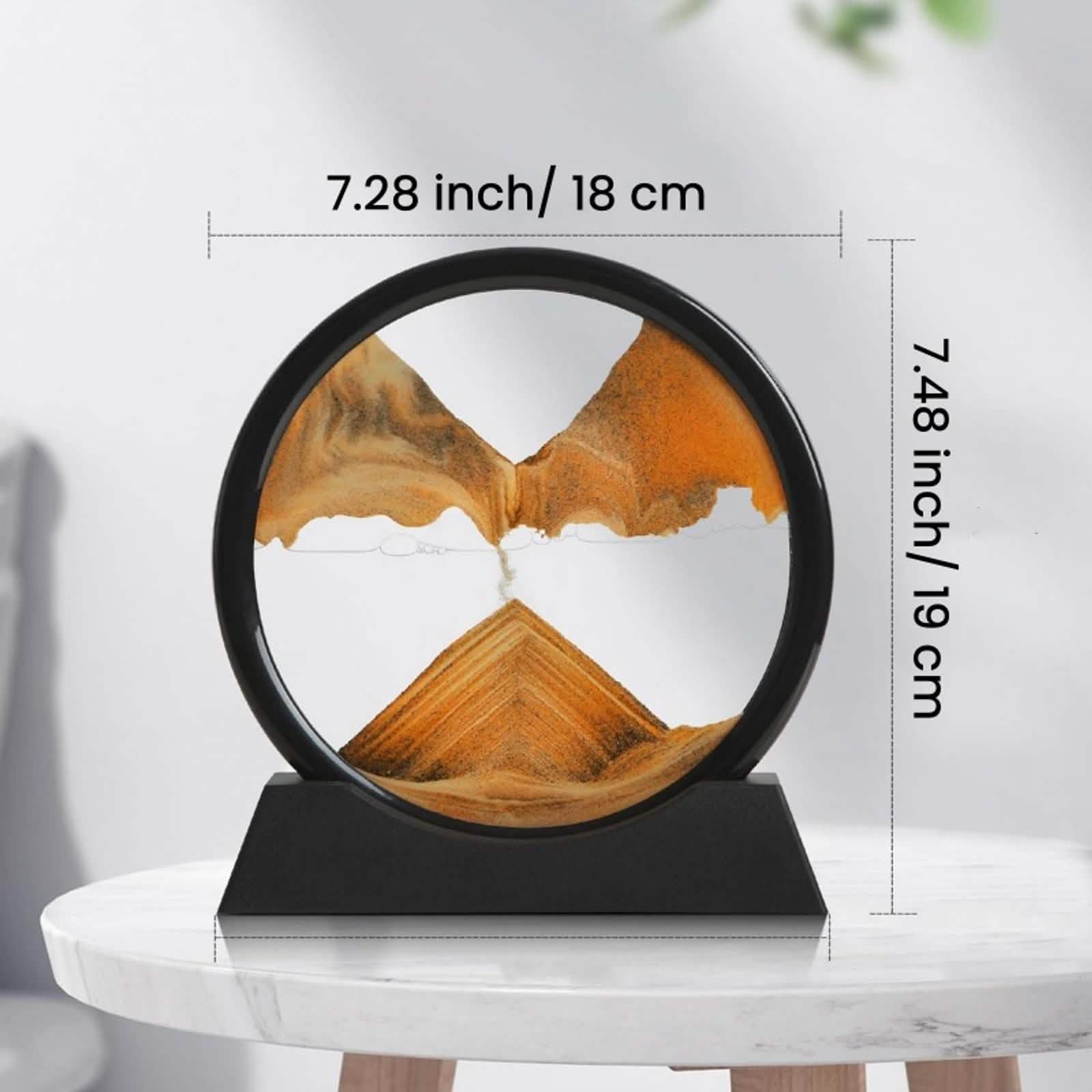 3D Hourglass Quicksand Moving Sand Art Picture