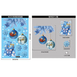 Christmas Window Stickers - Snowman, Santa, Snowflake & Elk