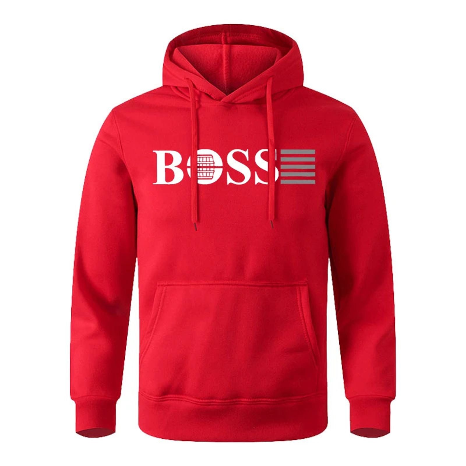 Fashionable Men's Hooded Fleece Sweatshirt