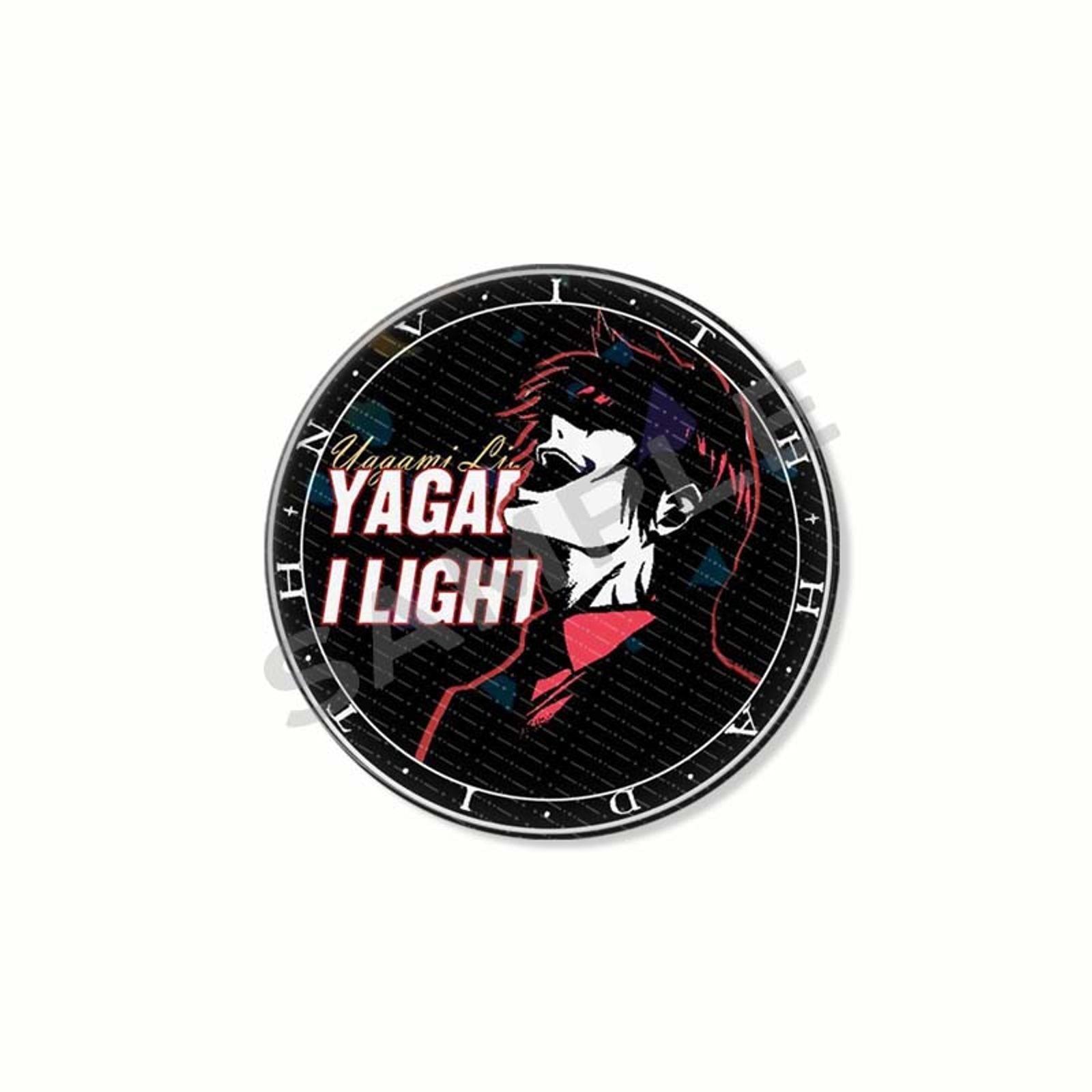 Classic Anime Death Note Button Pin - Yagami & Ryuk Brooch