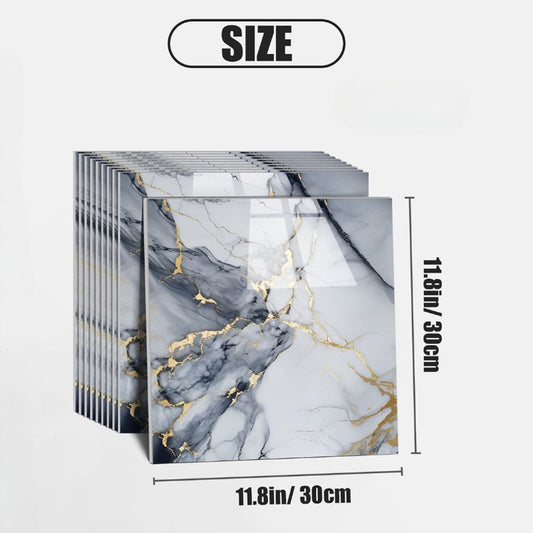 3D Marble Wall Stickers - Waterproof Self-Adhesive Decor