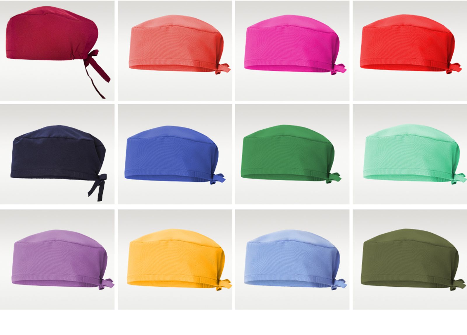 Solid Color Stretch Women’s Nurses Working Hats