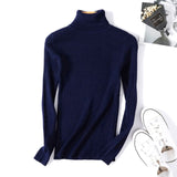 Casual Women's Knitted Turtleneck Sweater