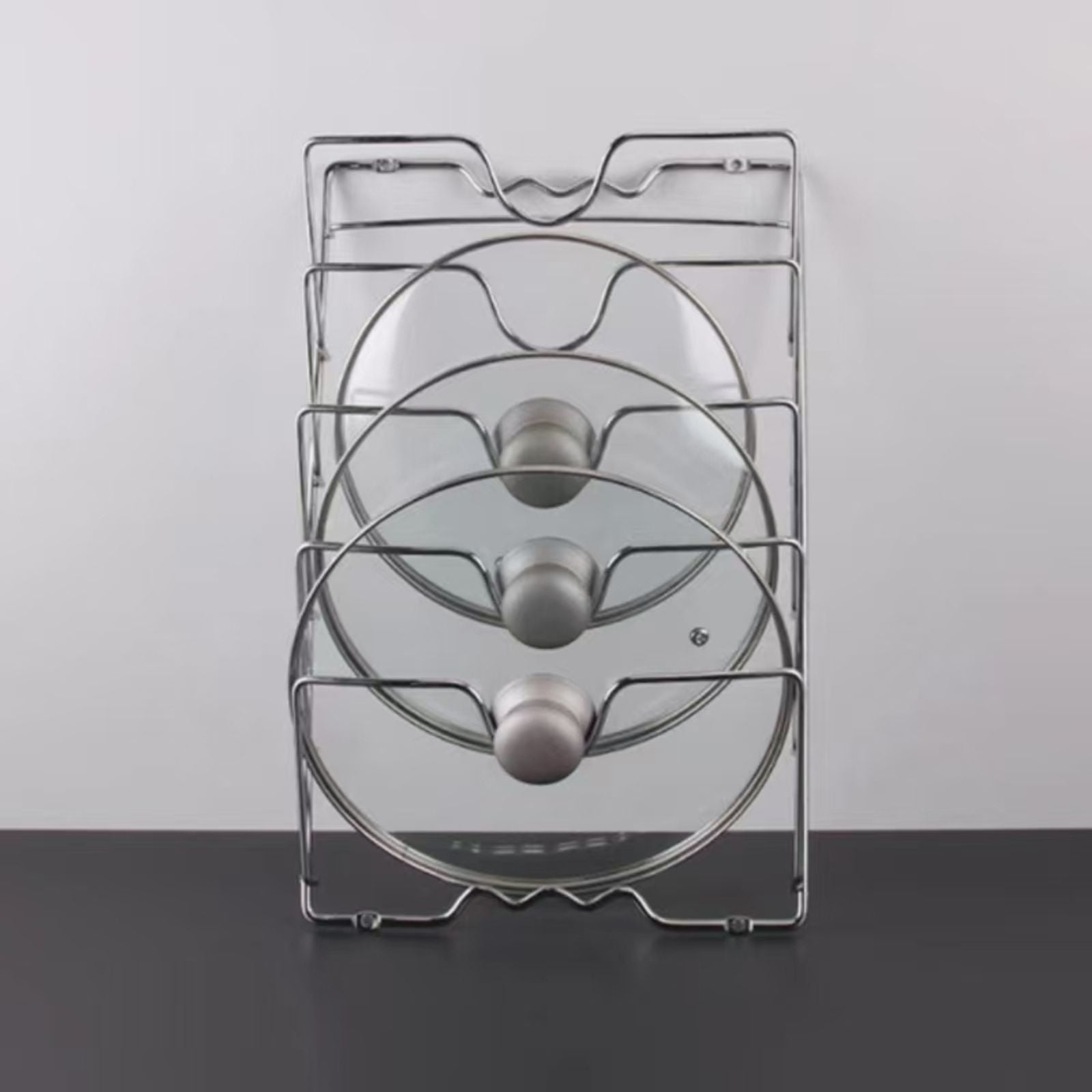 Five-Layer Kitchen Organizer Rack for Pot Lids
