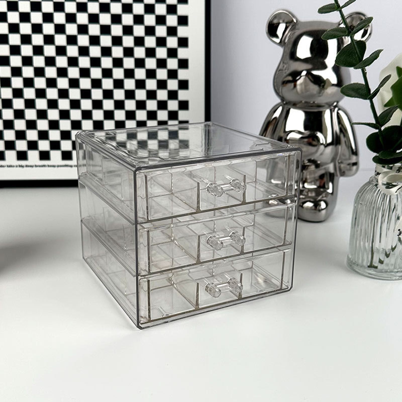 High-End Three Layer Jewelry Storage Box