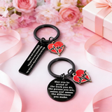Fashion Heart Pendant Keychain - Unisex Gift Accessory