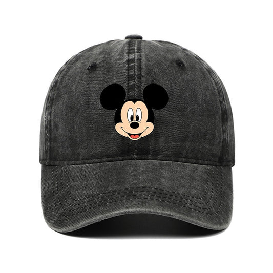 Unisex Vintage Washed Mickey Minnie Baseball Cap