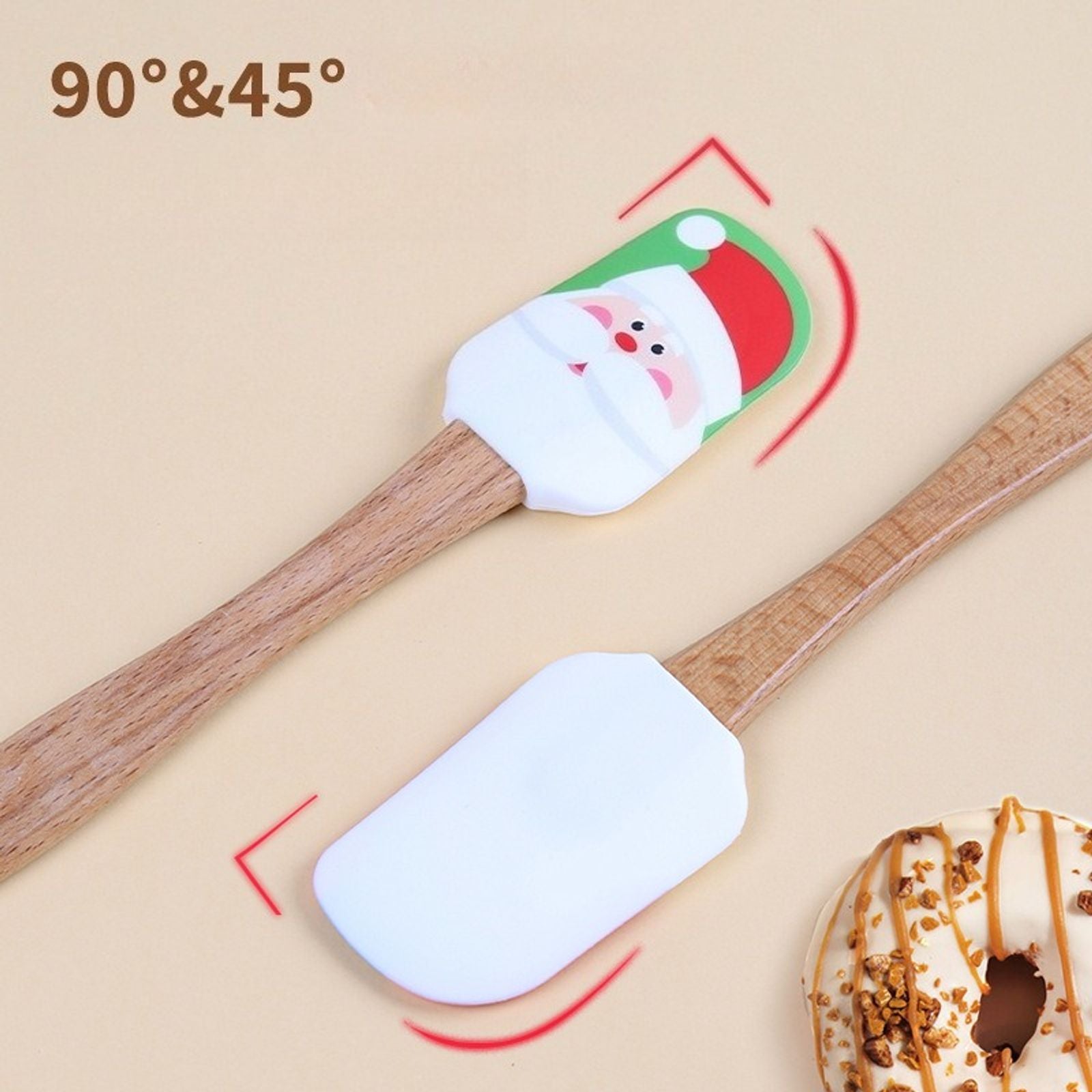 Creative Christmas Silicone Spatula - Snowman Series