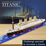 1878 PCS Cruise Ship Model Building Block Set