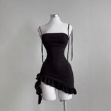 Backless Mini Dress for Women - Summer Bodycon Style