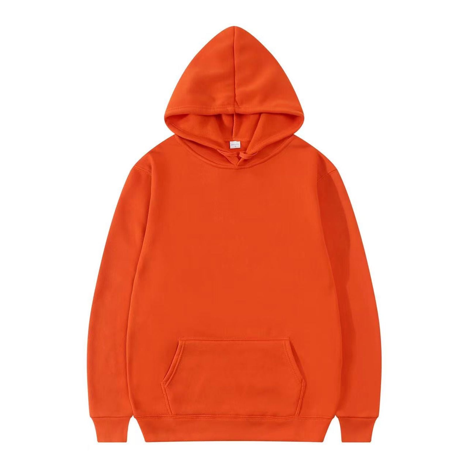 Men's and Women's Hooded Solid Color Sweatshirt