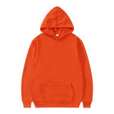 Men's and Women's Hooded Solid Color Sweatshirt