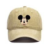 Unisex Vintage Washed Mickey Minnie Baseball Cap