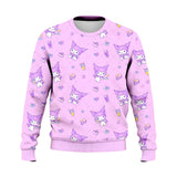 Kuromi Pink Dessert Oversized Sweatshirt