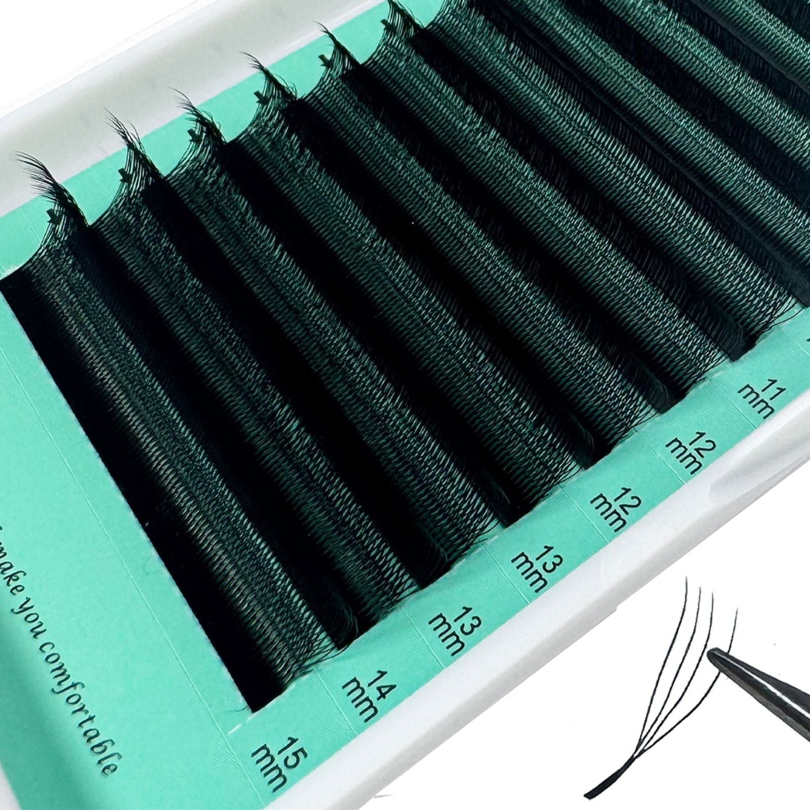 MIOFIA 3D 4D 5D Eyelash Extension Natural Soft Premade Fans