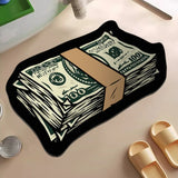 Creative Money Shaped Carpet Rug for Bedroom