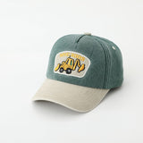Excavator Embroidered Baseball Cap for Boys