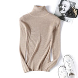 Casual Women's Knitted Turtleneck Sweater