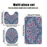 Bohemian Mandala Bathroom Set - Non-Slip Mat Collection