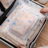 5pcs Printed Travel Storage Bags, Waterproof Clothes Organizer