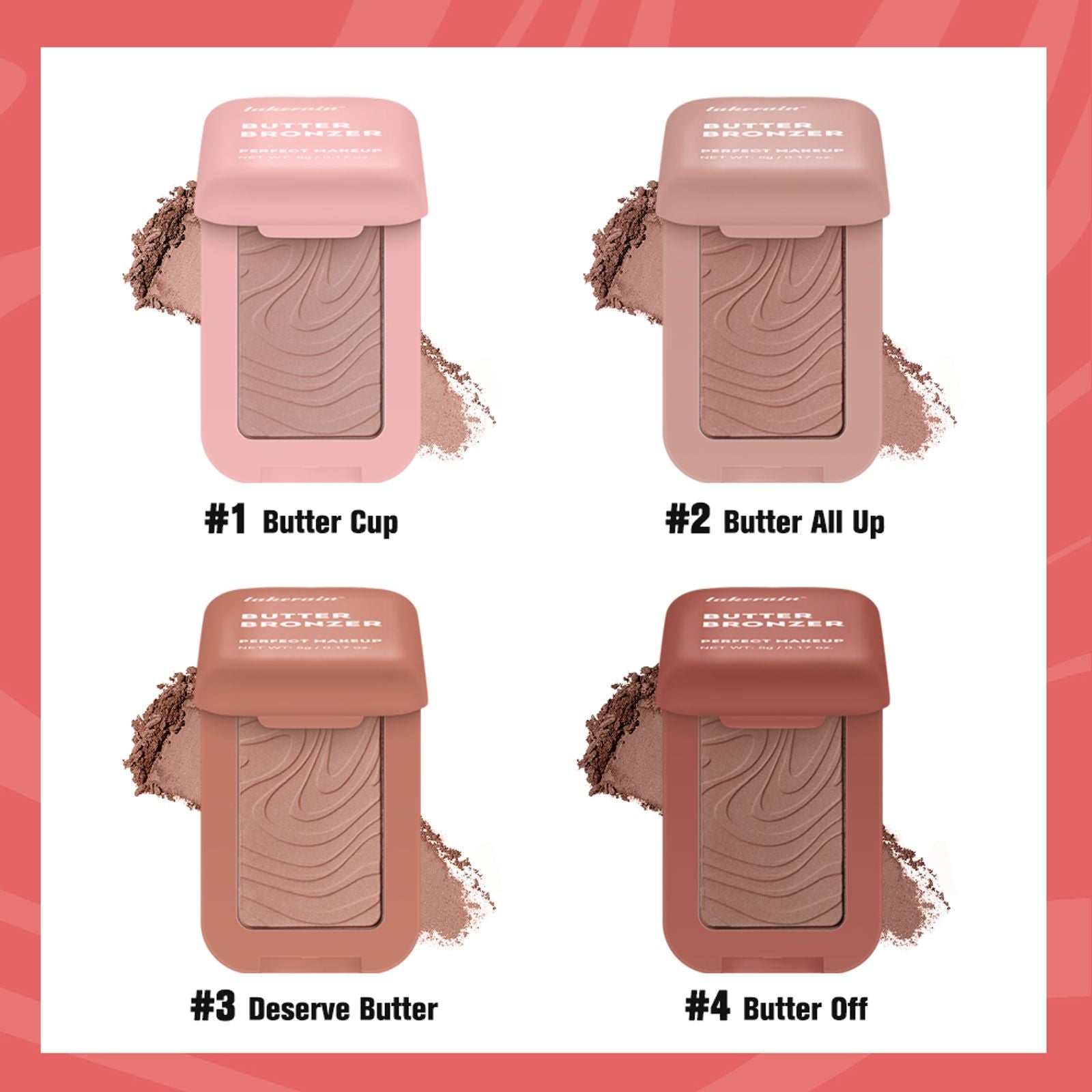 Matte Bronzer Contour Sticks for Face