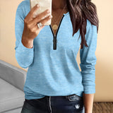 Summer Women's Casual Long-Sleeved Printed T-Shirt