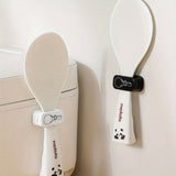 Cute Black and White Small Wall-Mounted Storage Rack