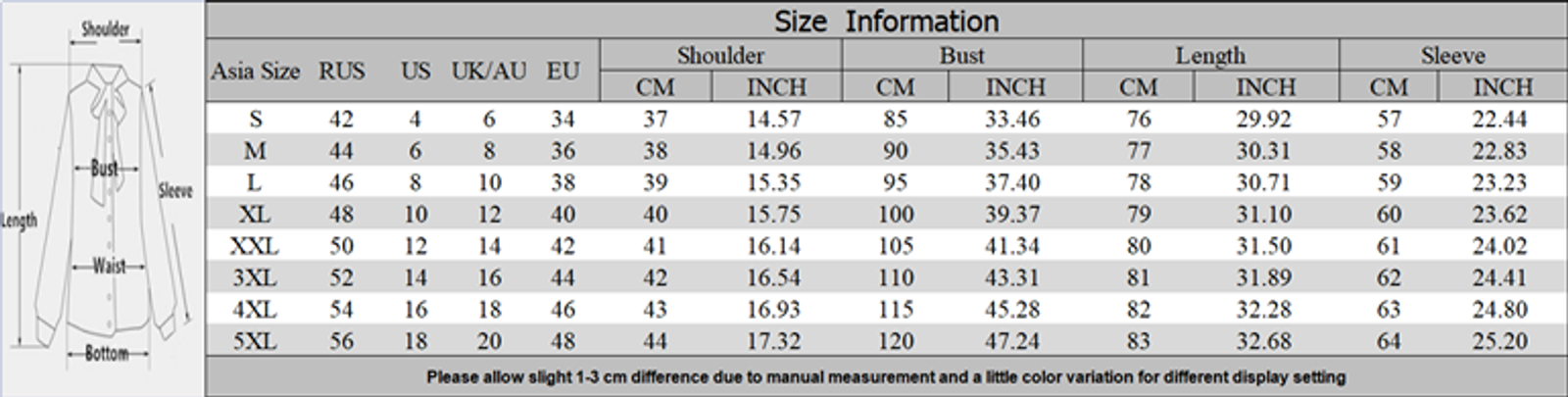 Women's Long Sleeve White and Pink Oversized Blouse